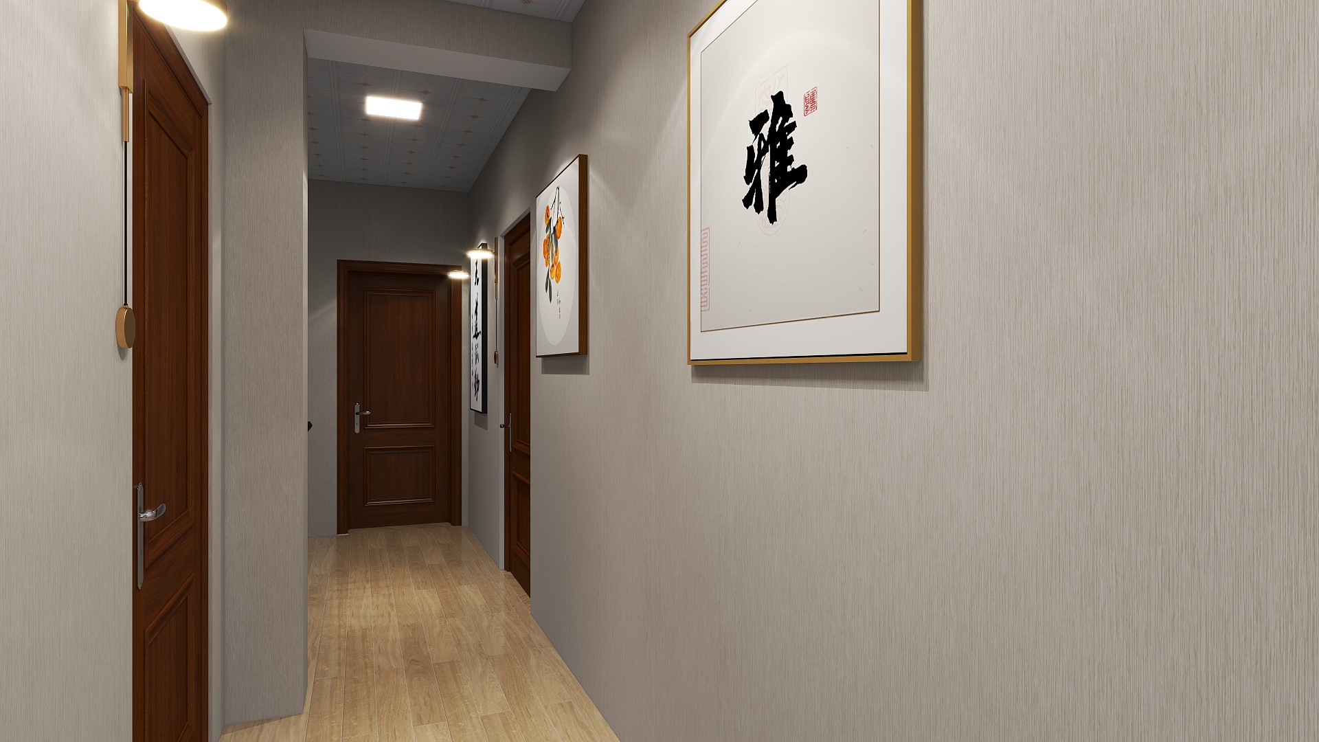 15542680441曲锐-大连-柳树按摩房走廊-装修设计方案