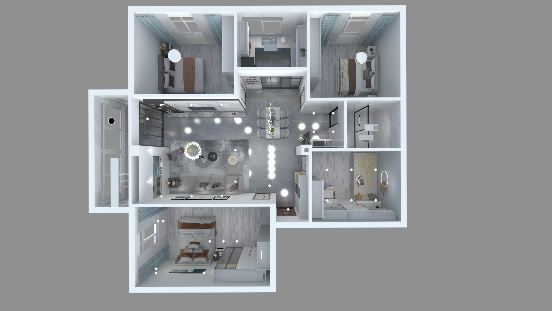 董学红-京源商贸城六楼-装修设计方案