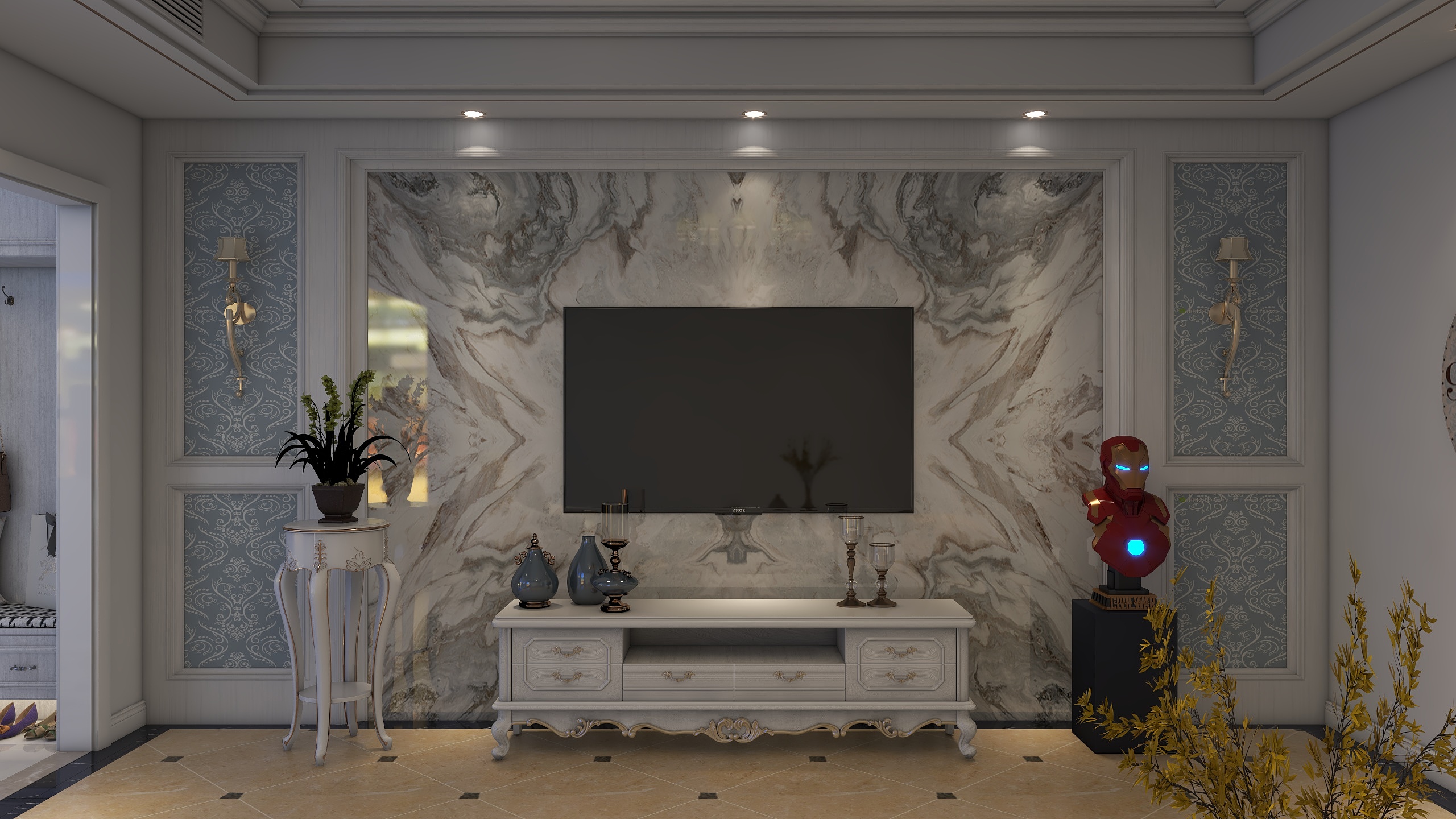 时间路人111-M7104林芳美式别墅-装修设计方案