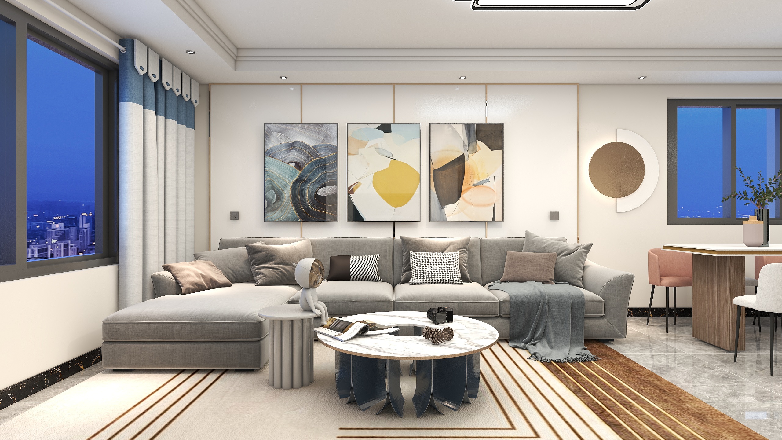 斌哥设计工作室-汇锦花园装修效果图