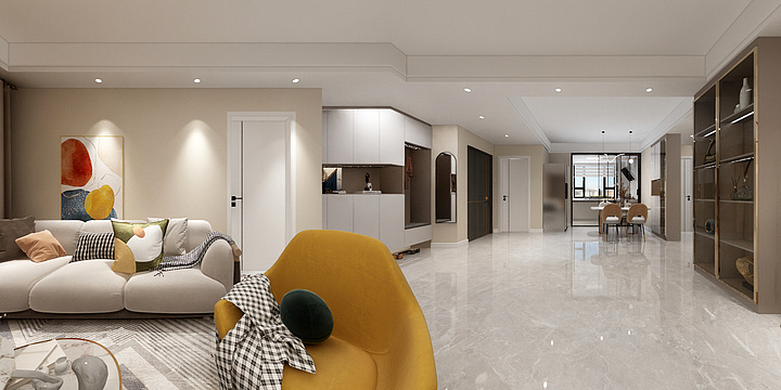 鹤壁尚居装饰-淇水花园1-1-601-装修设计方案