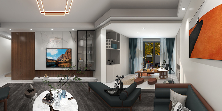 金柏居-定制用-湖山云著21-1-1-2雅居-装修设计方案