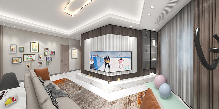 176473****-瑞和园89.50㎡B户型3室2厅1卫-装修设计方案