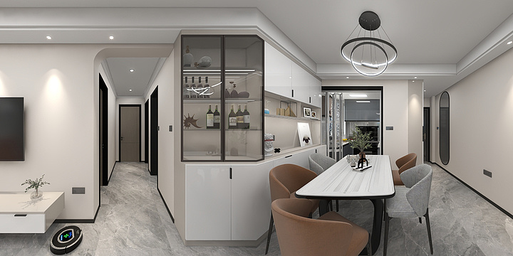 暖阳设计一申杰-国樾府76-1302-装修设计方案