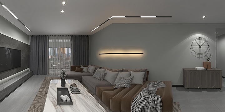 榆林铠顺弘渊装饰-河汇雅苑121-装修设计方案