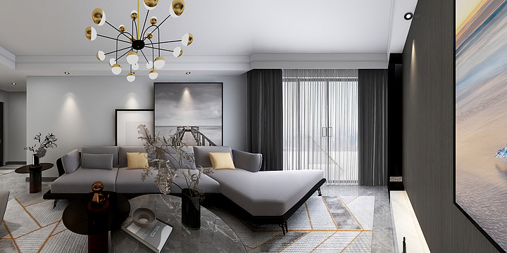 鑫铭博雅装饰-上海公馆120-下跃-副本-副本-装修设计方案