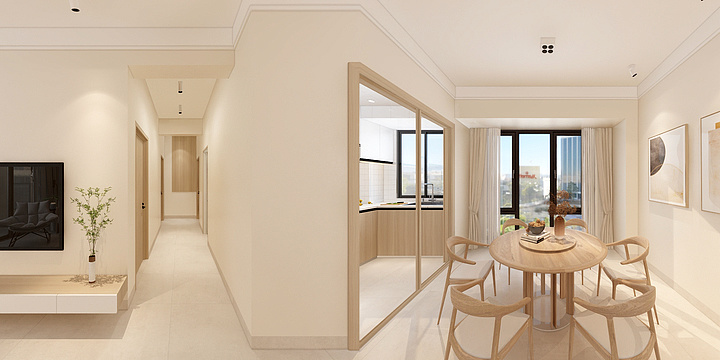 清晨阳光丨星-原木风效果·暖·香蜜壹号02（内部使用）-装修设计方案