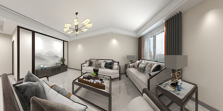 兰子Cool-新中式-装修设计方案