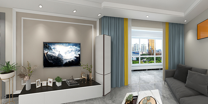 134****0802BySN-帝品一居4-2-01.dwg-装修设计方案