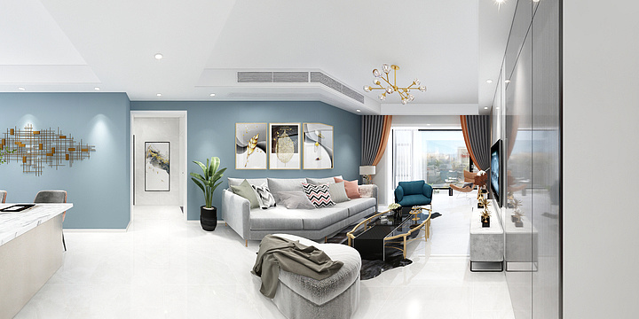 360VR效果呈现-公园郡360效果-装修设计方案