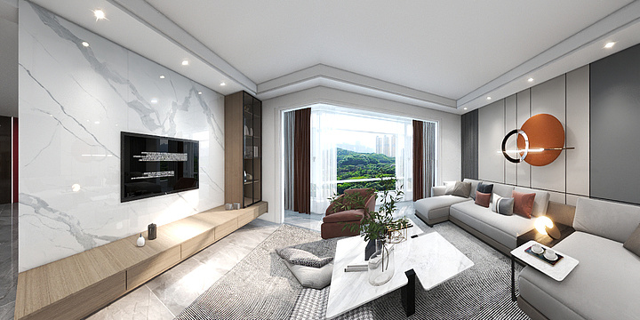 嘉城装饰设计-甘谷-阳光和苑-简约-王姐爱屋-装修设计方案