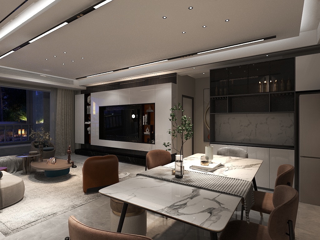 中一楼-一号院12-1-1002.dwg-装修设计方案