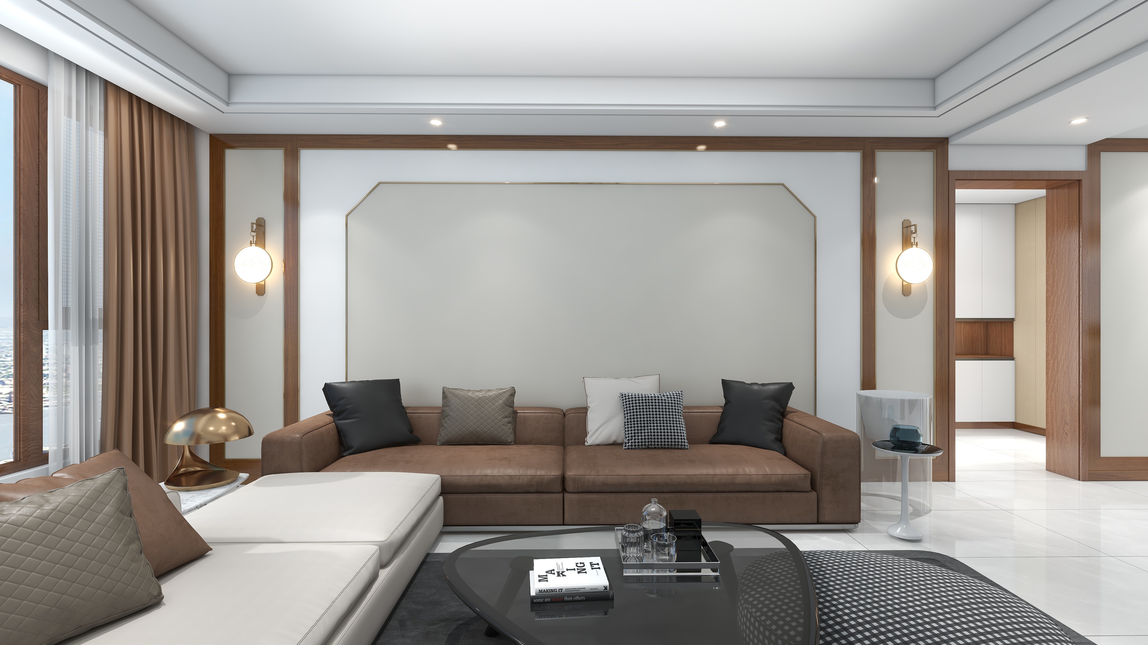 潍坊简居装饰有限公司-新中式设计13791869293-装修设计方案