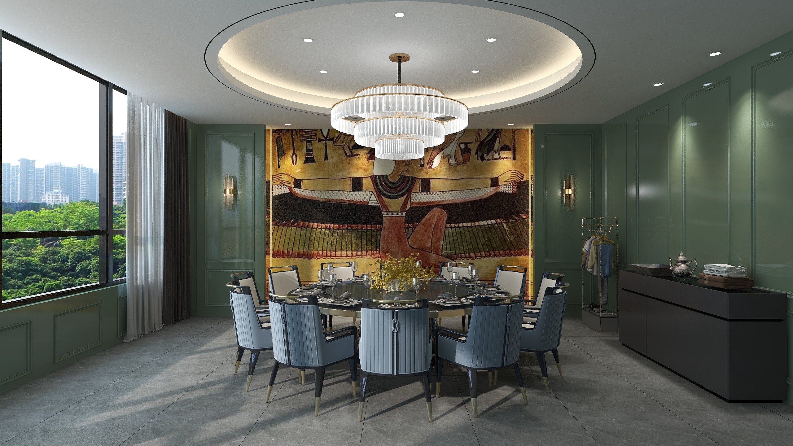 LXX579-餐厅包房-装修设计方案