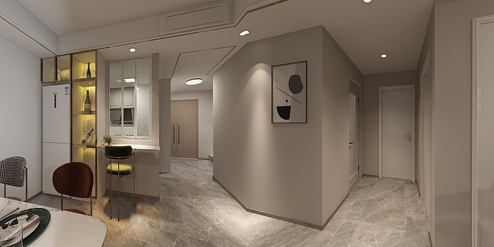 小李炖蘑菇-新祺园.dwg-装修设计方案