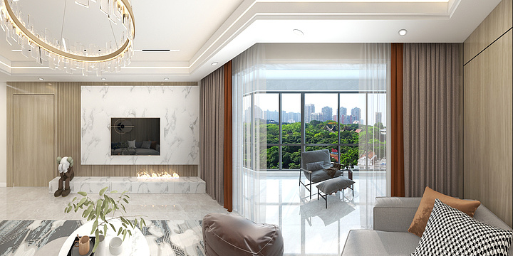 寻己丶-金岭庄园17-902.dwg-副本-装修设计方案