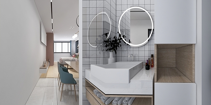 室内空间设计罗强-延吉二村.dwg-装修设计方案