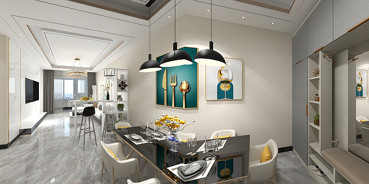 恒御万家装饰-大观天下15号楼2单元1404-装修设计方案