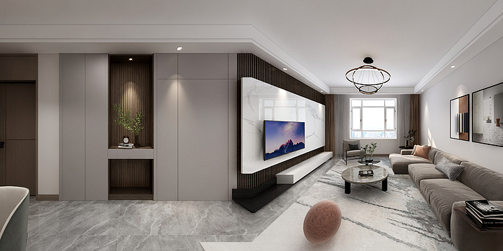 Aichihongdousha-祥和佳苑湘姐现代风-装修设计方案