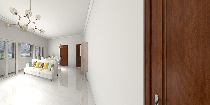 鼎盛装饰18879729691-瑞和园89.50㎡B户型3室2厅1卫26#-装修设计方案