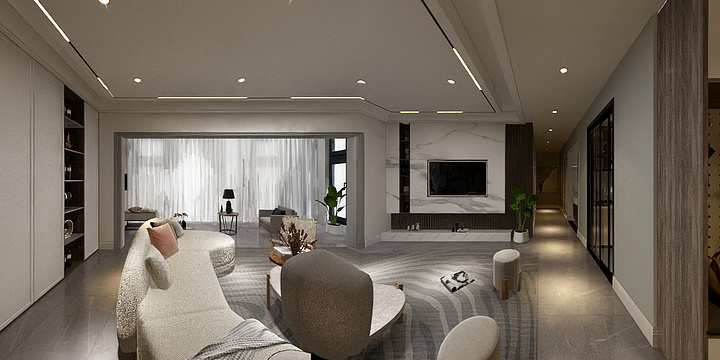 全屋定制效果图丶-贵宁府-装修设计方案
