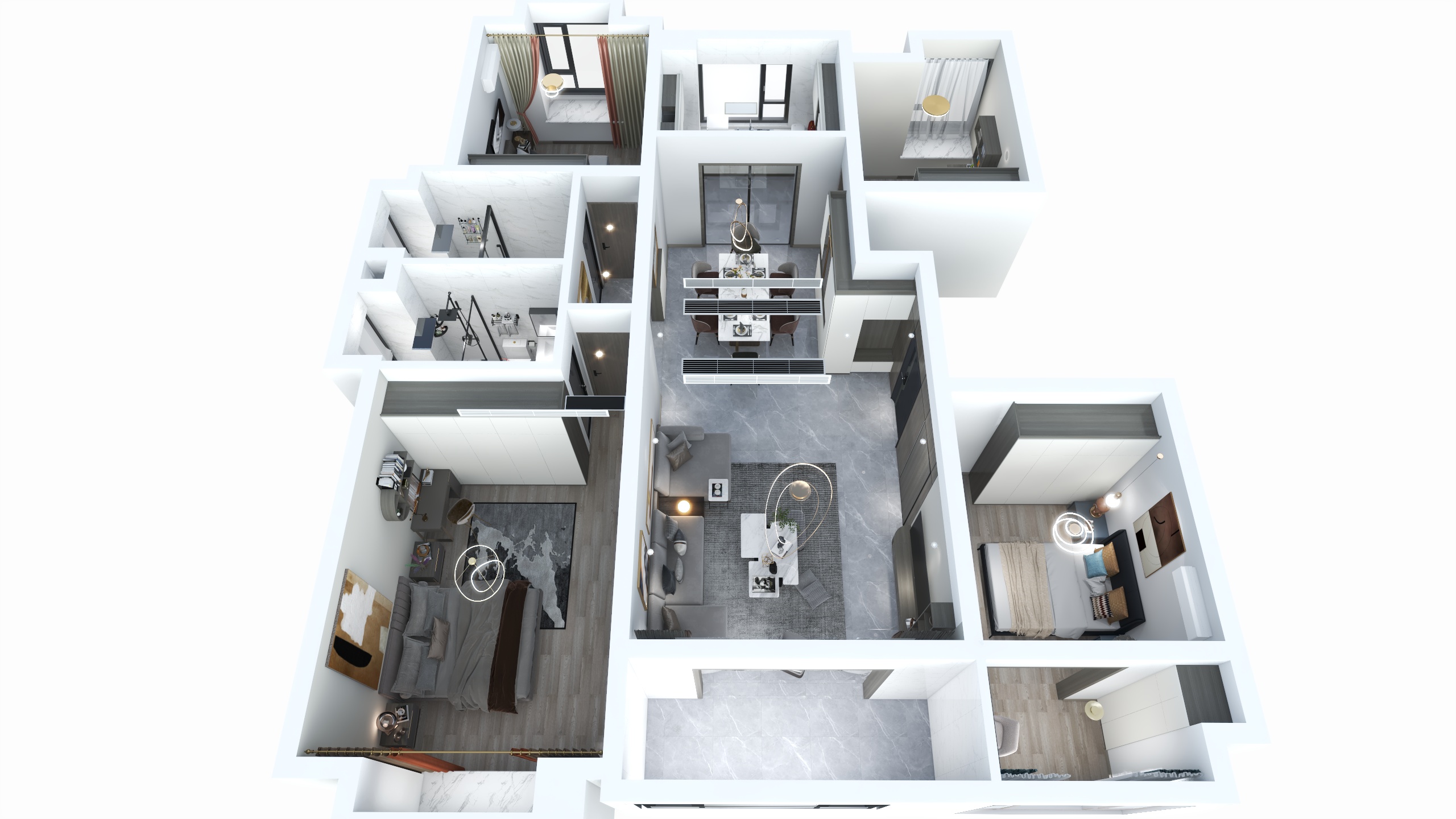 大宅高端定制设计-海德公馆145.dwg-装修设计方案