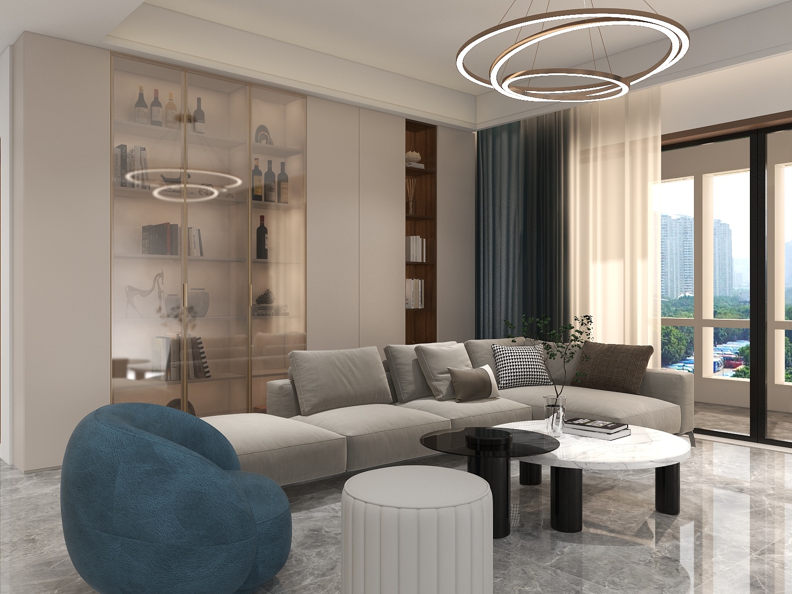 水性科天ZaPro-长存花园160平户型-装修设计方案