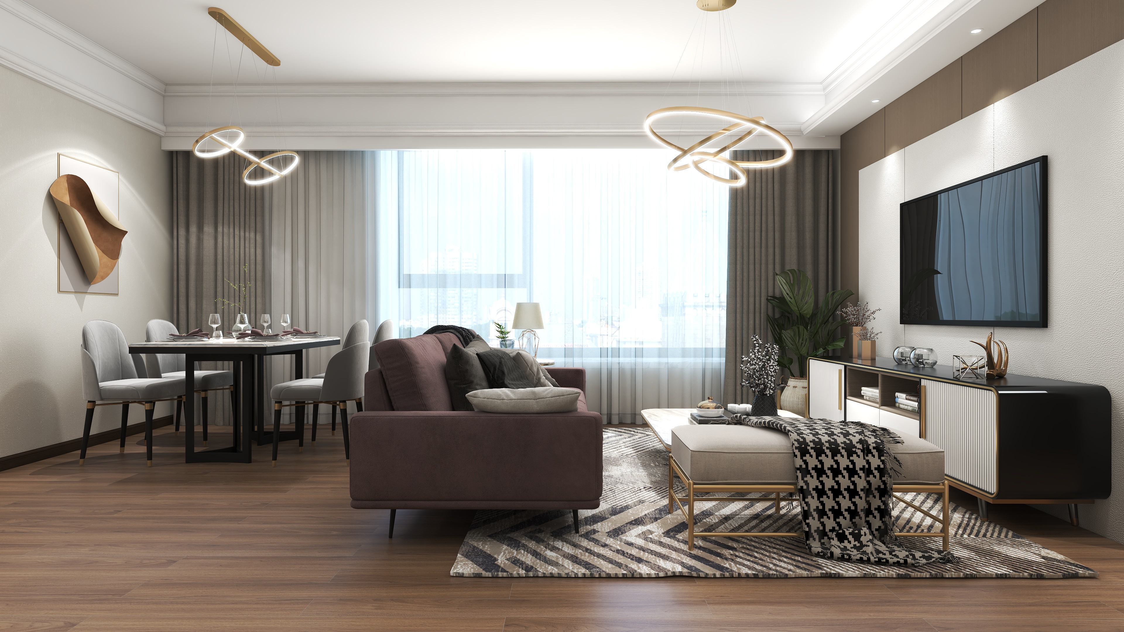 中佰锦盛装饰工程有限公司-翡翠河滨108-装修设计方案