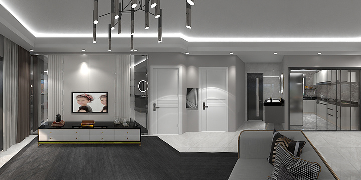 严宇-明发北站中心Y2户型-装修设计方案