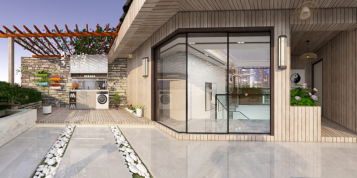 空间与设计-复式露台-装修设计方案