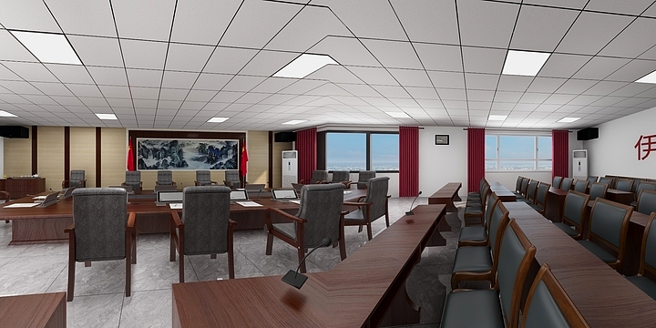 伊春爱尚ugdc-应急预案管理局常委会议室-定稿方案-装修设计方案