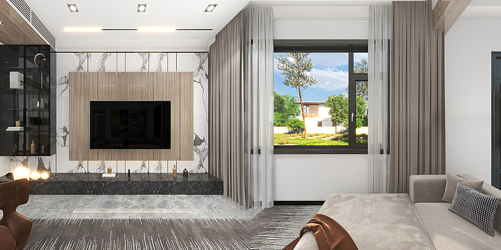 YAFI-夏先生 丁家浜村效果图.dwg-装修设计方案