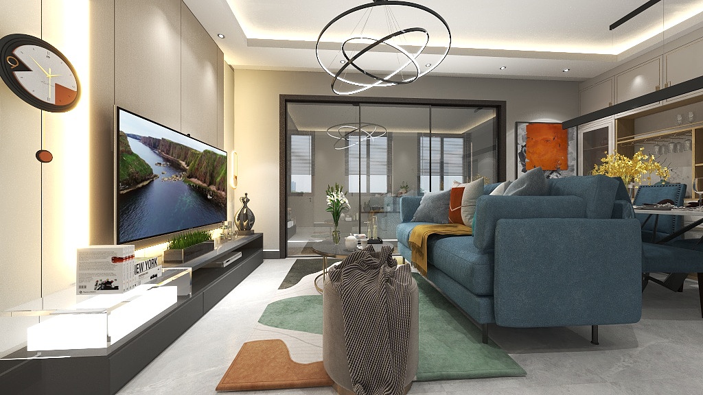 家杰wjj-瑞和园89.50㎡B户型3室2厅1卫-装修设计方案