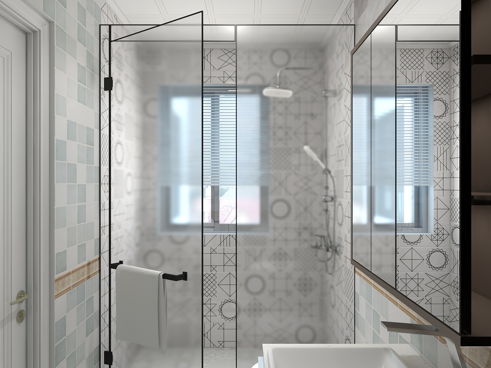 凭栏观海XF-德信海德公园83.00㎡A2’3室2厅1卫1厨-装修设计方案