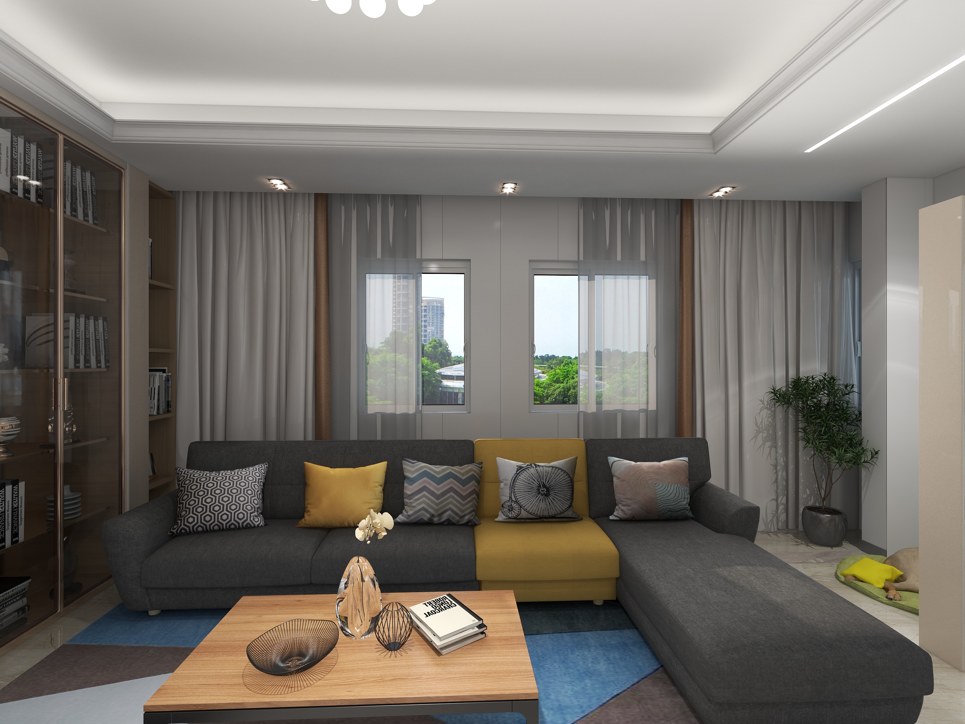 腾鸿装饰有限公司-瑞和园89.50㎡B户型3室2厅1卫-装修设计方案