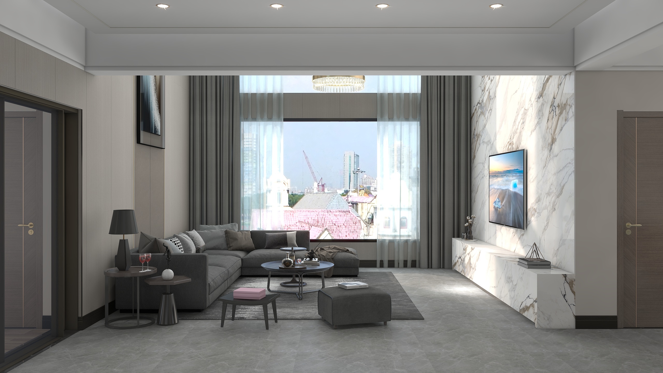 福建宁德诗尼曼-李金羽-2层别墅户型装修效果图