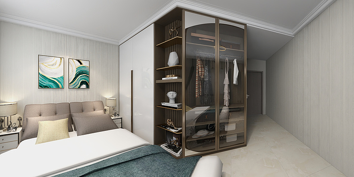 华驰装饰创意设计总监-三圣贺姐.dwg-装修设计方案