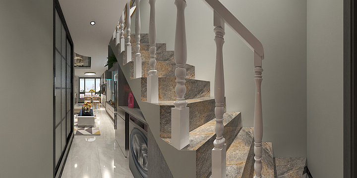 合兴装饰设计-3栋-罗马柱扶手-装修设计方案