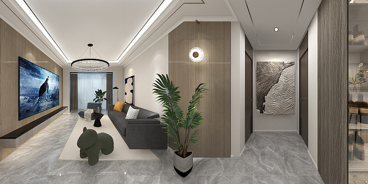 _nana_eeee-汇景新城：样板间-装修设计方案