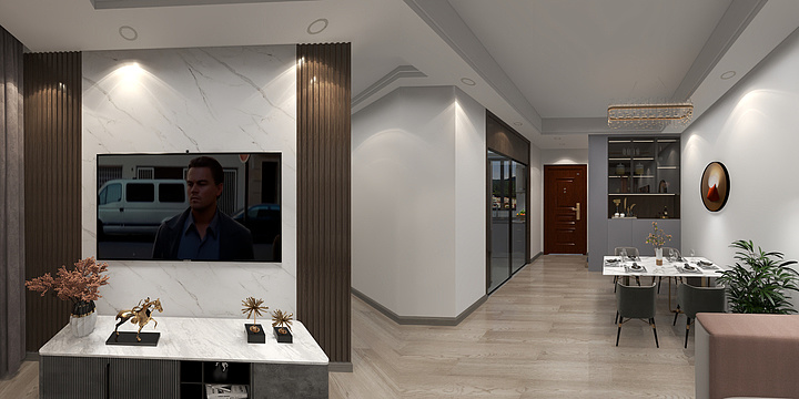 设计师乐文杰-爱家国际华城24-402-装修设计方案