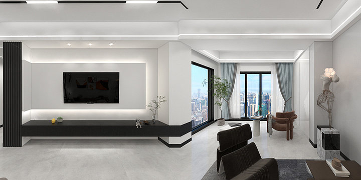 悦居息装饰设计-御海禧园2栋08号房-装修设计方案