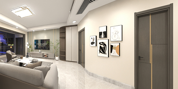 实创小吴设计-万达天澜张女士副本-装修设计方案