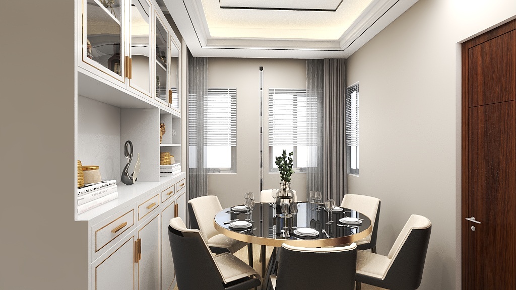 凉城以北不在北-瑞和园89.50㎡B户型3室2厅1卫-装修设计方案