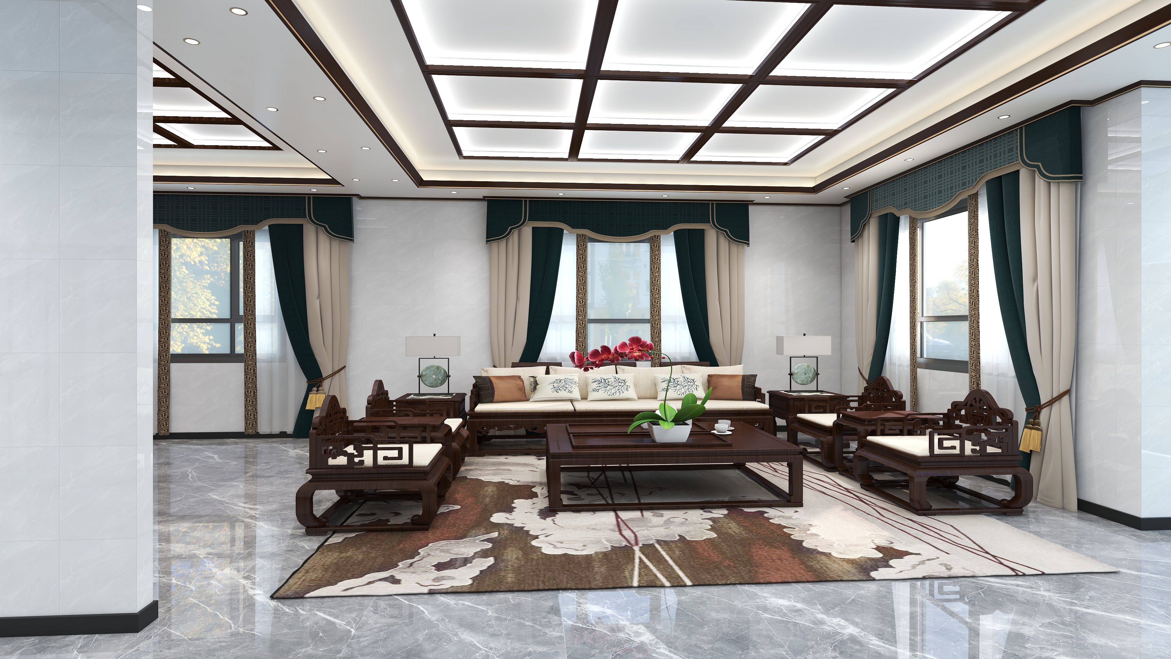 谢玫-钦州-中式别墅-装修设计方案