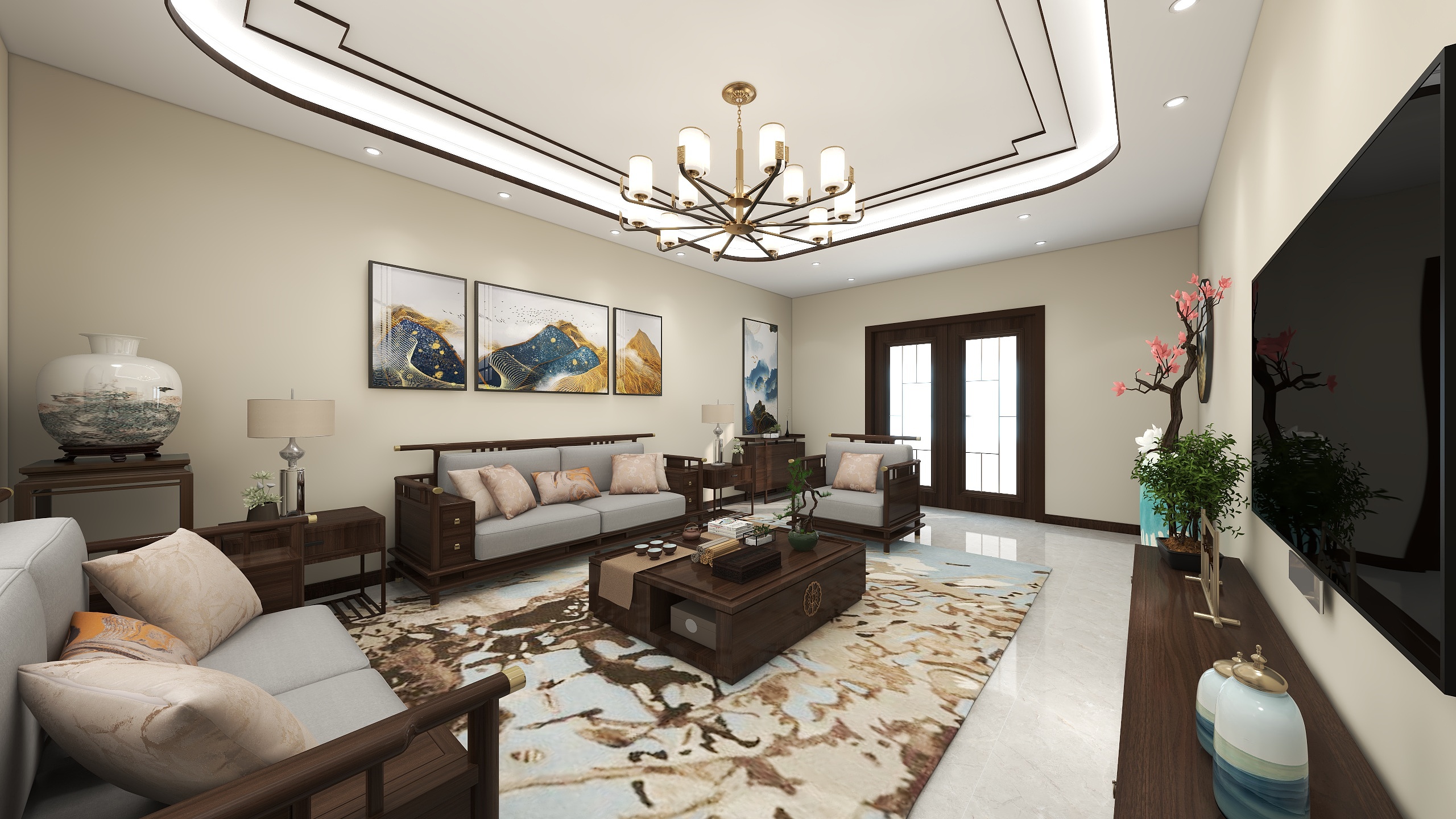 刘文科17683895328-划子口四合院.dwg-装修设计方案