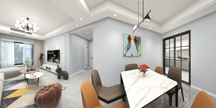 kujiale-oae-依云水岸4-502朱老师.dwg-副本-装修设计方案