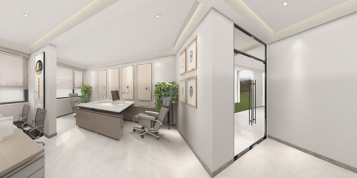 宜居bcuO-贡医堂办公室.dwg-装修设计方案