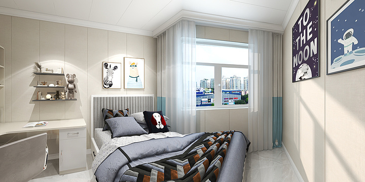 陈Ear-朱总—轻奢风格-装修设计方案