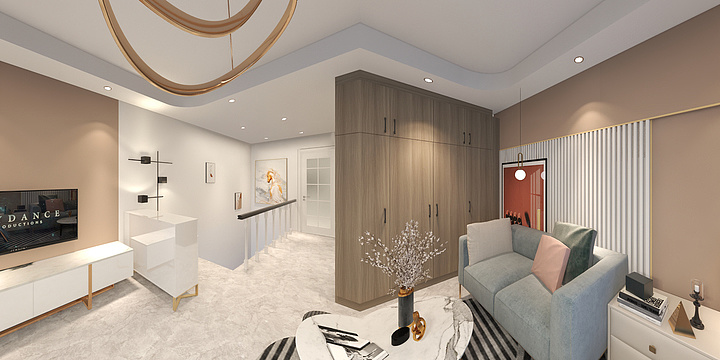 私人订制008-小轻奢-装修设计方案