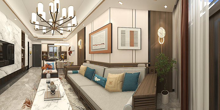 苏诚空间设计-三周李总雅居新中式风格-副本-装修设计方案